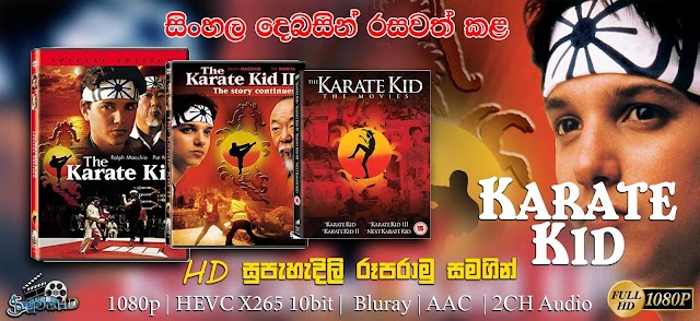 Karate Kid Sinhala Dubbed Movie Collection - DVD