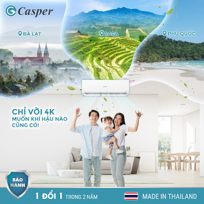Điều hòa Casper "người đến sau" vẫn có thể hái quả ngọt, đứng đầu thị trường điều hòa Điều hòa Casper "người đến sau" vẫn có thể hái quả ngọt, đứng đầu thị trường điều hòa