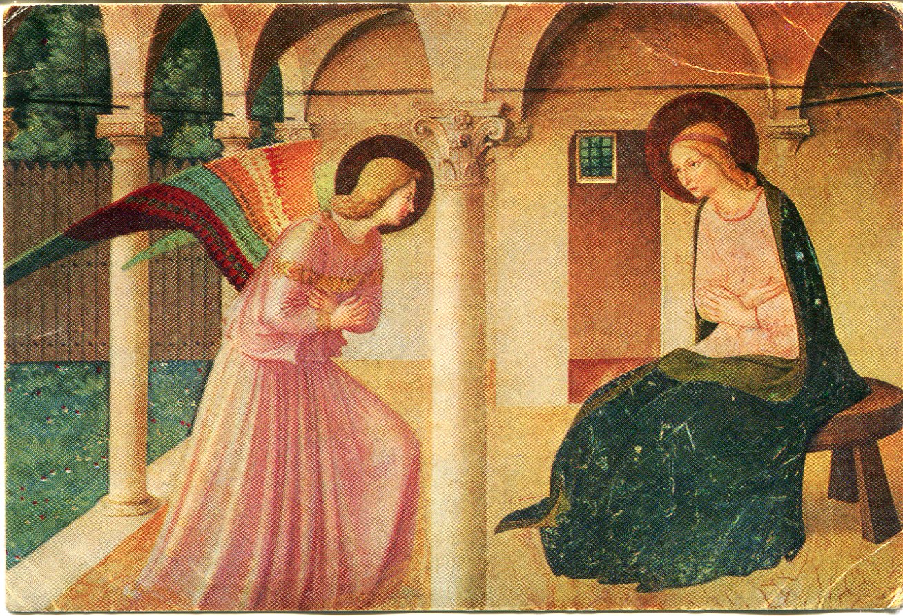 L Annunciazione Dell Angelo A Maria Filiconia Mariana: Annunciazione (Lc.1)