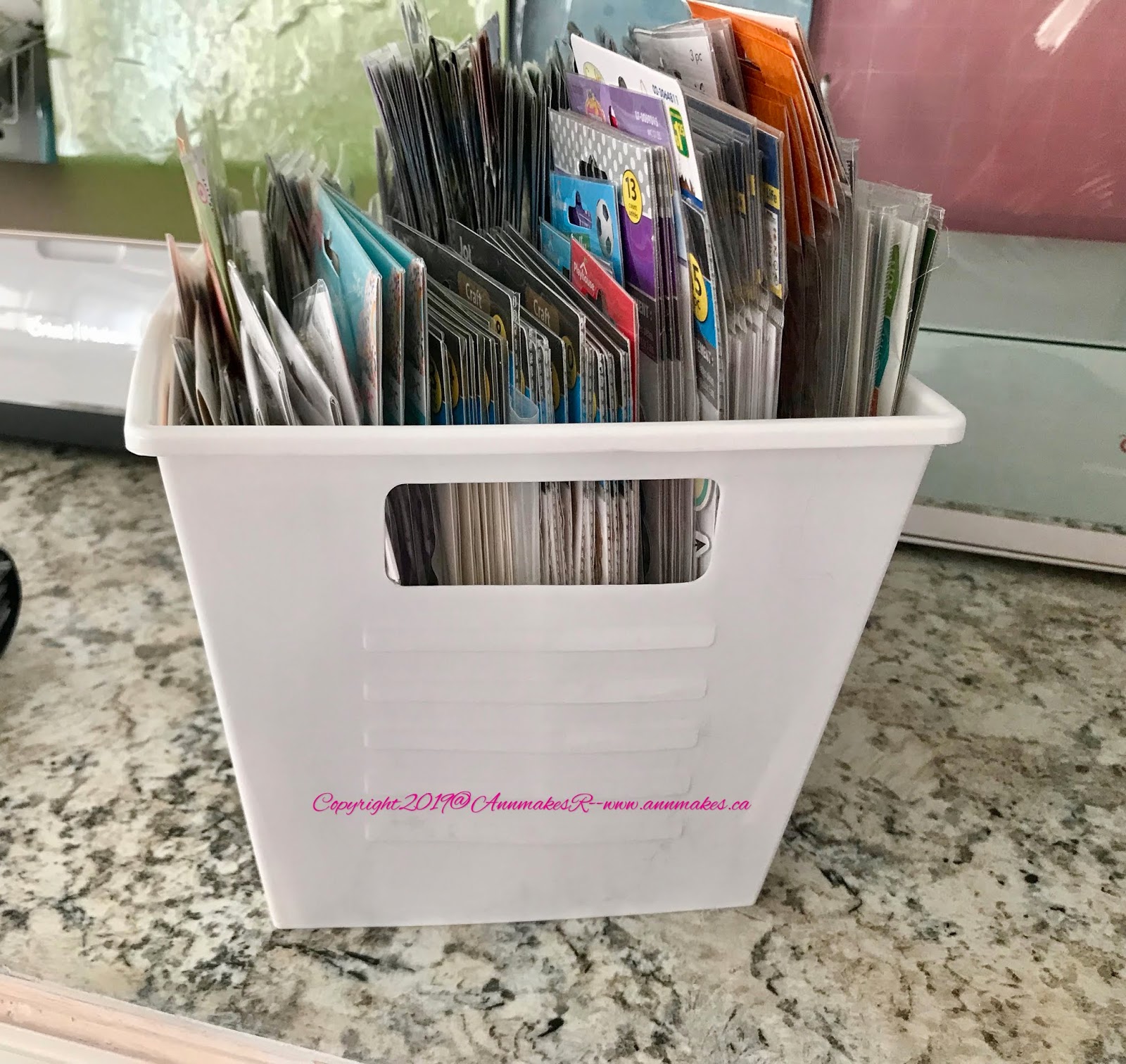 Annmakes How to Organize and Store your Stickers