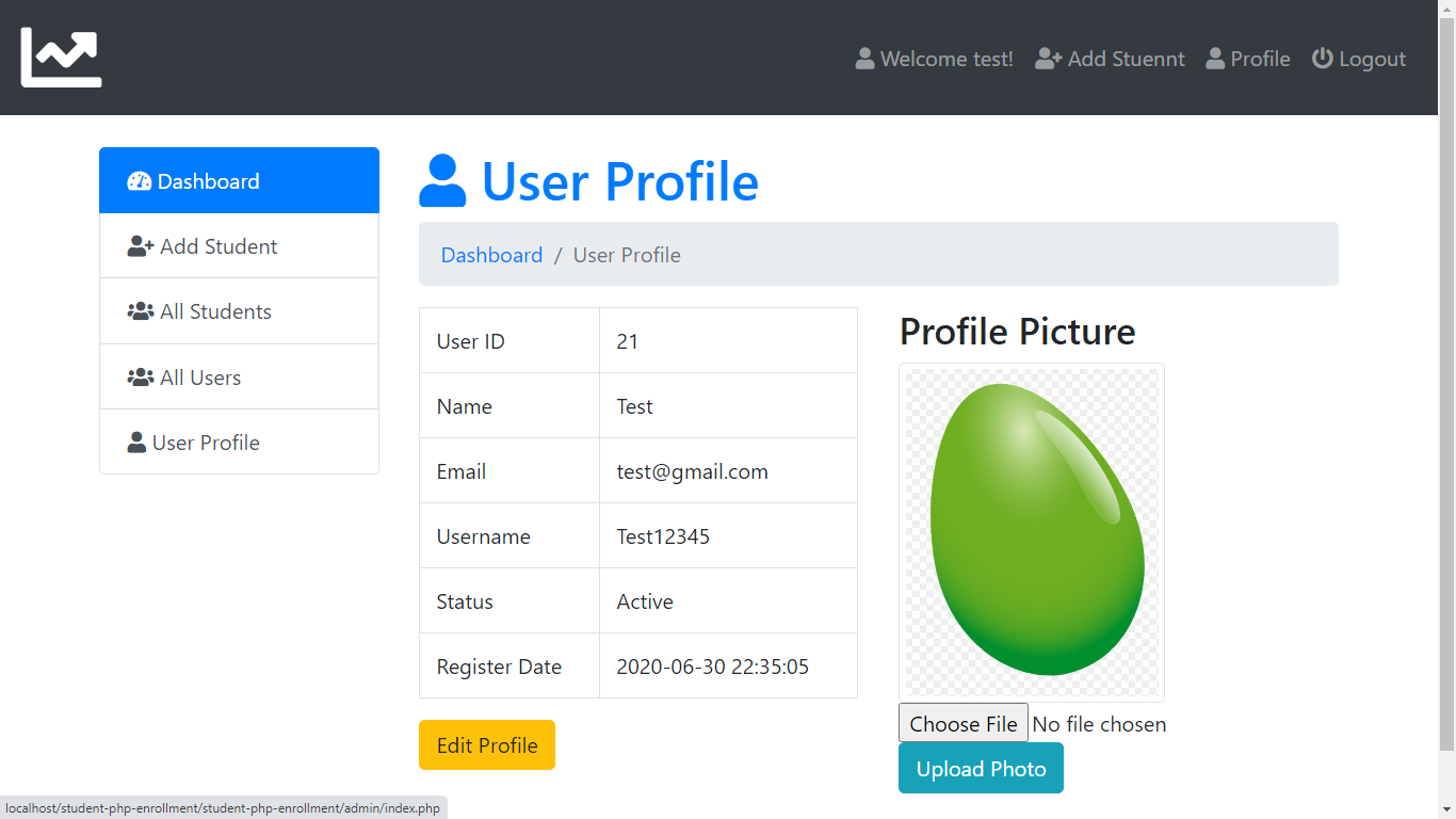 Online Student Enrollment System Project In Php Mysqli Html Css - www ...