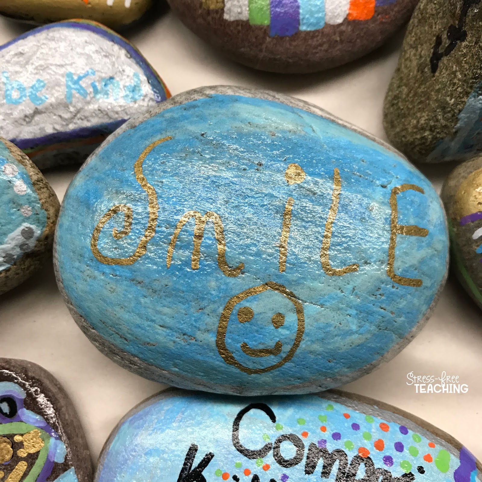 Kindness Rocks in the Classroom - Stress-Free Teaching