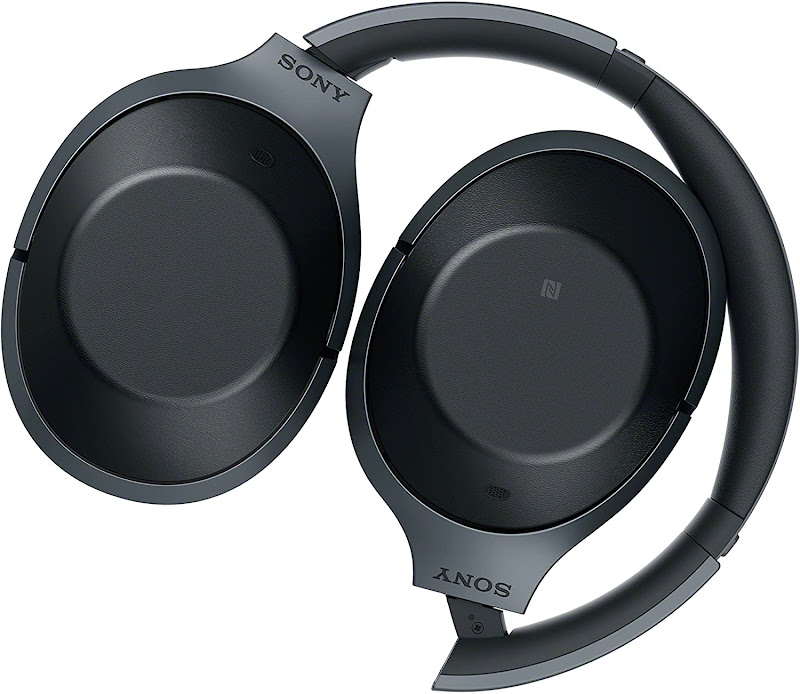 Sony MDR 1000X headphones (top view)
