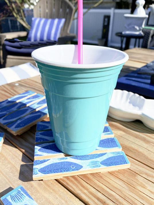 Diy Pallet Fish Drink Coasters Diy Pallet Fish Drink Coasters, Outdoor Drink Coasters