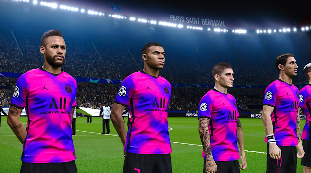 PES 2021 Jordan PSG 2021 Fourth Kit