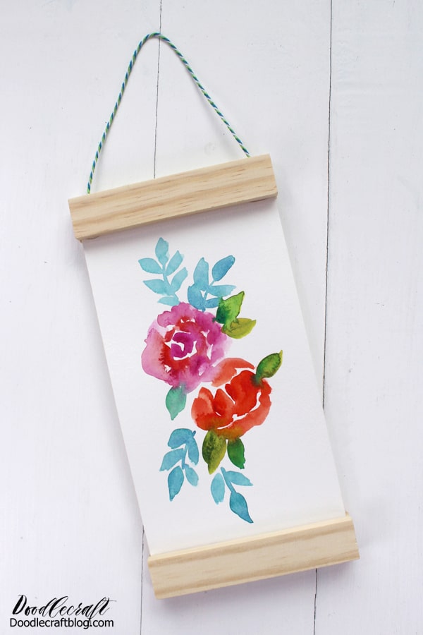 How to Make Hanging Scroll Art