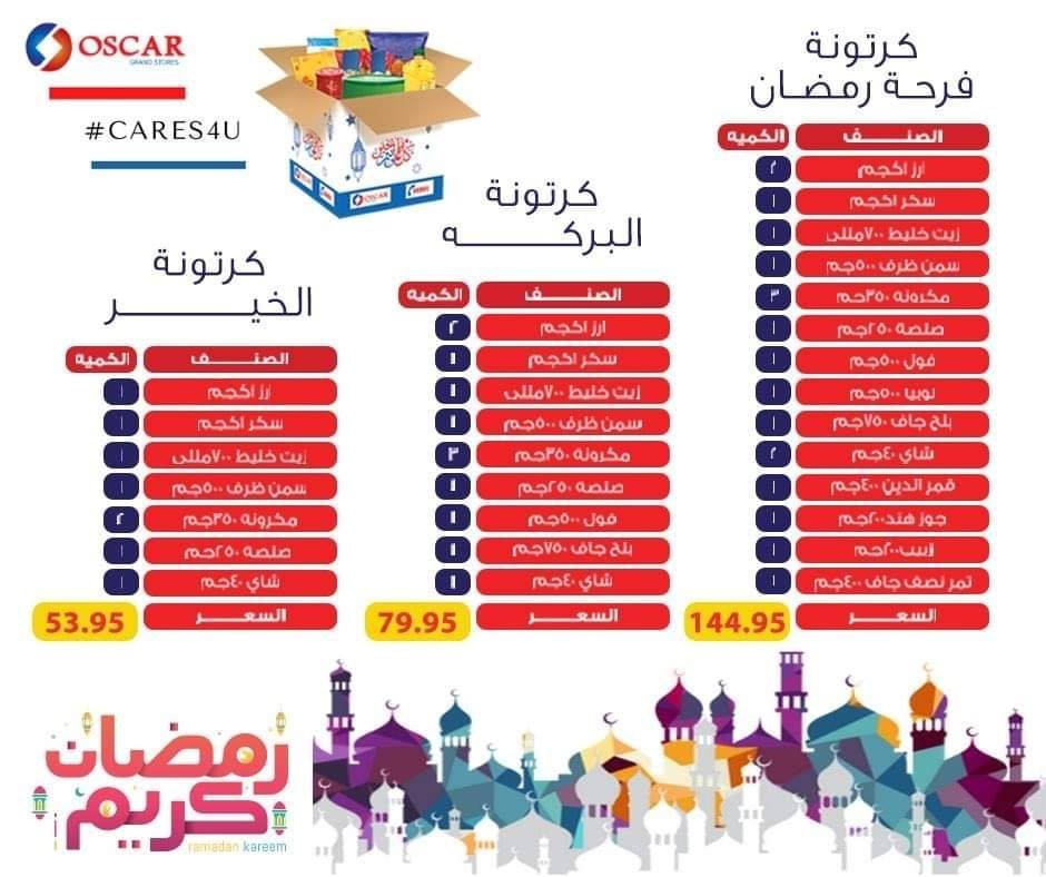 عروض كرتونة رمضان 2020 من اوسكار جراند ستورز