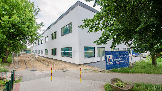 Biurowiec NFZ Bydgoszcz Budowa przy ulicy Łomżyńskiej w Bydgoszczy