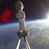 بالڤيديو :  شاب مغربي يرسل مجسم من الارض إلى الفضاء ويعود سليما !