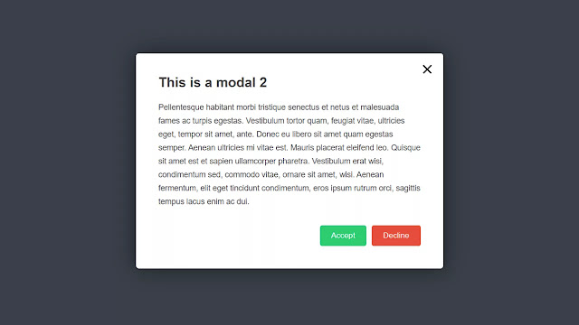 Top 6 HTML & CSS Modal Dialog Box Examples