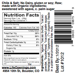 Food Packing Label Designs with Free Barcode Printing Software