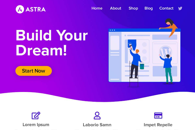 Astra theme WordPress