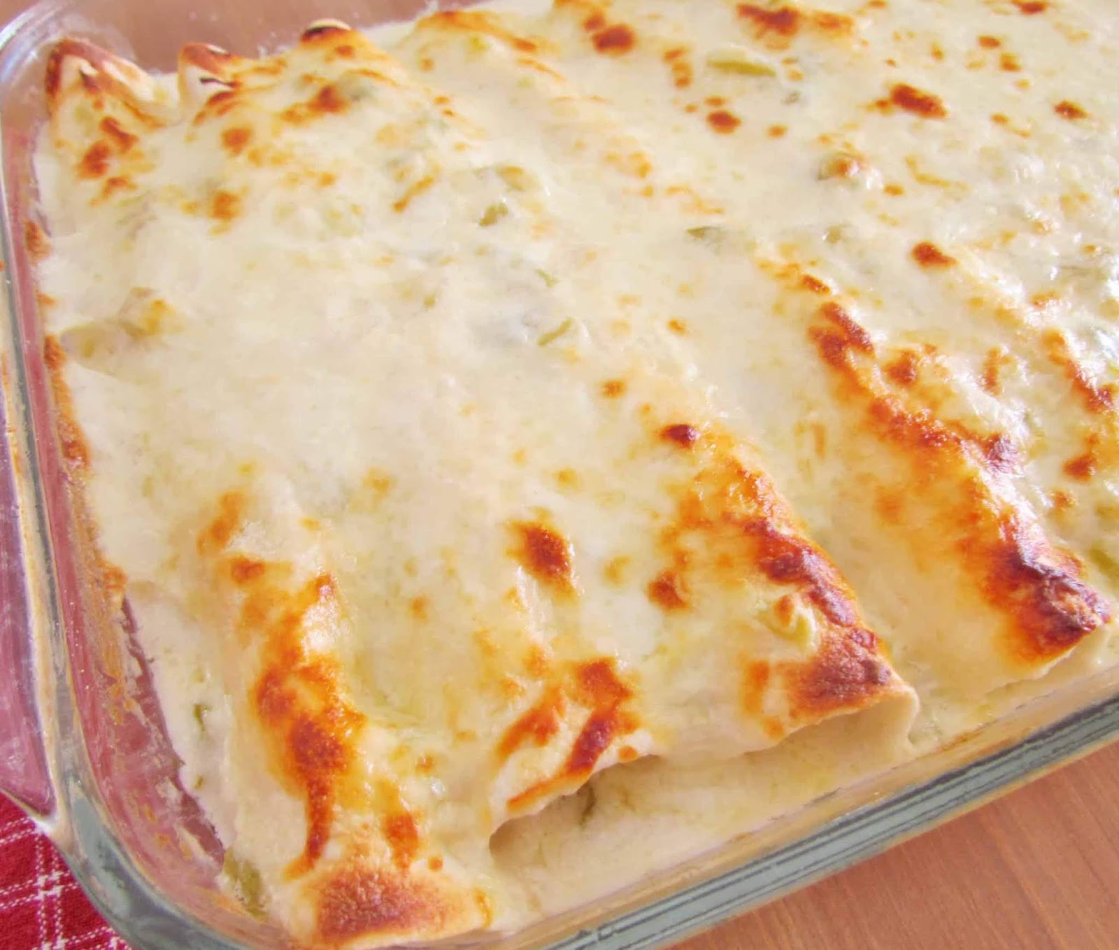 Tierney Tavern Sour Cream [ Nonfat GREEK YOGURT] White Chicken Enchiladas