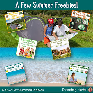 What Are You Doing This Summer? This blog post has several suggestions, ideas, and freebies for teachers who will be working with children this summer.