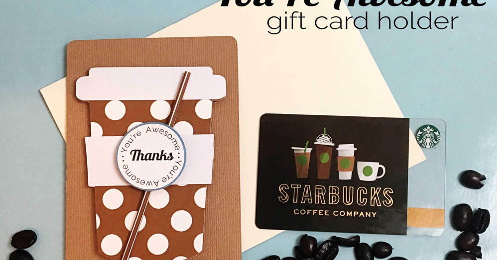 It's Written on the Wall: Thanks, You're Awesome Starbucks Coffee Gift ...