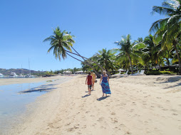 walking the beach