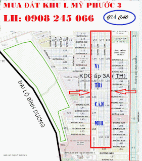 Mua đất khu L Mỹ Phước 3, Bình Dương. Mua đất chính chủ bán, mua giá cao Mua đất khu L Mỹ Phước 3, Bình Dương. Mua đất chính chủ bán, mua giá cao