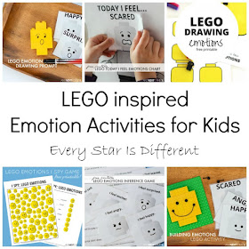 LEGO inspired Emotion Activities for Children
