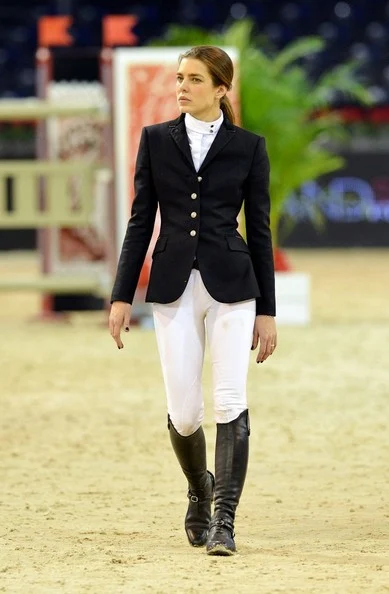 Charlotte Casiraghi participates in in the 2012 Gucci Masters equestrian competition. Charlotte Casiraghi