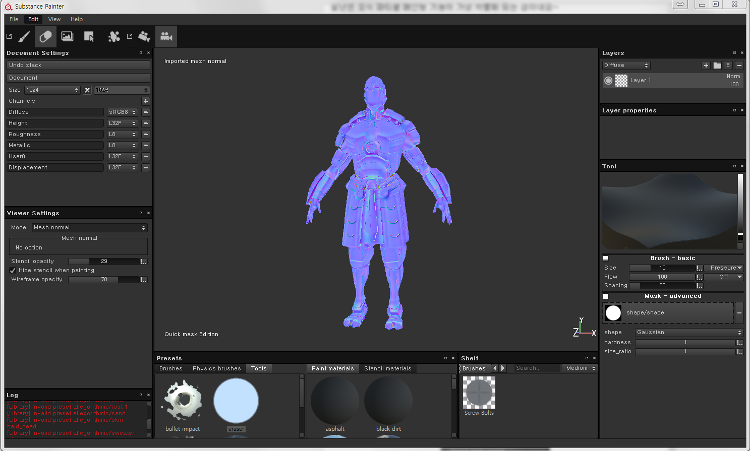 Importing Mesh Into Substance Painter – PJTTU