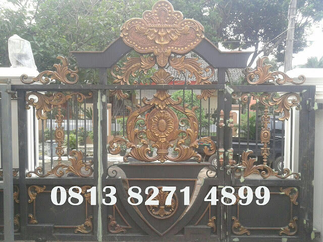 pintu garbang, besi tempa klasik,pintu gerbang klasik,gate,wrought iron,garbing,pintu masuk,gapura,