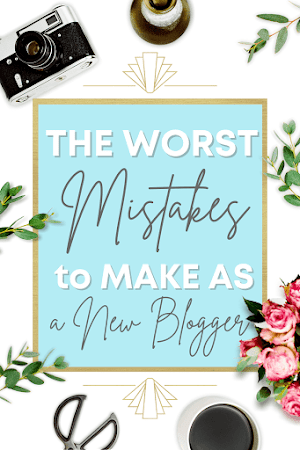 Check out my pro tips and resources on how to avoid and easily fix the worst beginner blogger mistakes. #bloggingforbeginners #blogtips