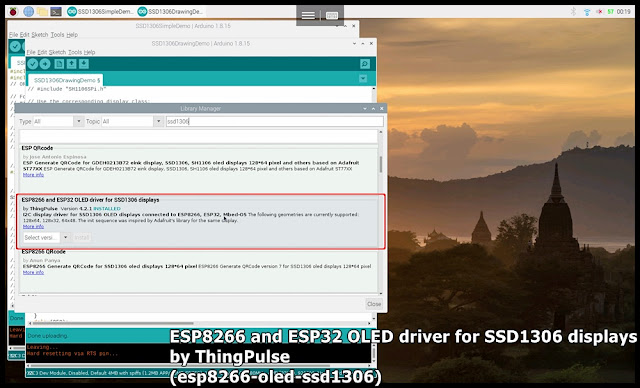 Embedded things: arduino-esp32, drive SSD1306 I2C OLED with ESP32/C3/S2 ...