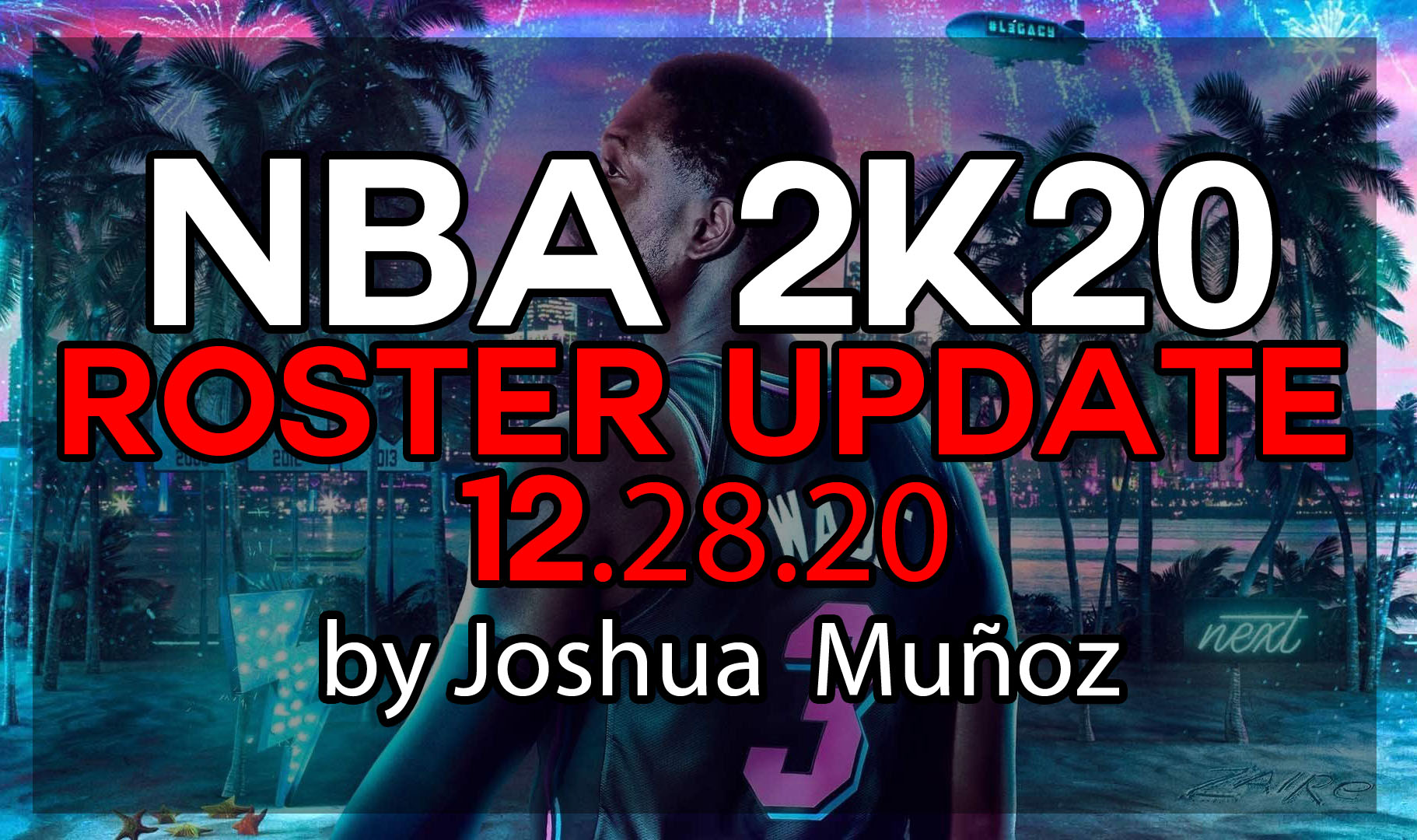 NBA 2K20 ROSTER UPDATE WITH ROOKIES & LATEST TRANSACTIONS 12.28.20 by