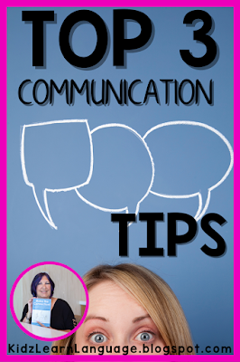 Top 3 communication tips