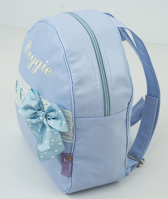 Personalisierte Rucksack für Kinder mit name blue