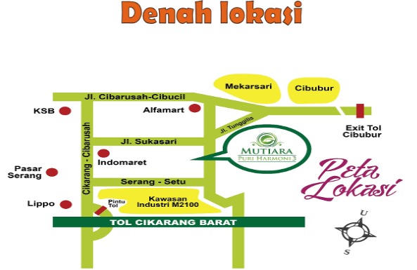 Lokasi rumah murah 100 jutaan cikarang