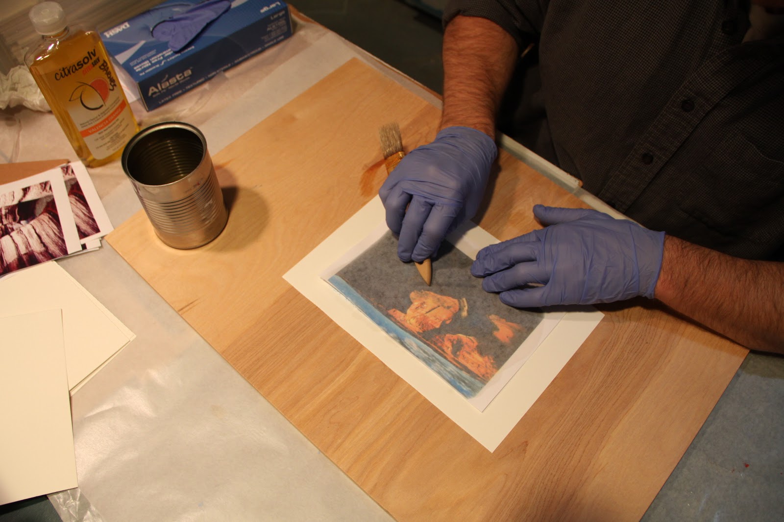 Monotype Printmaking LaserJet Transfer