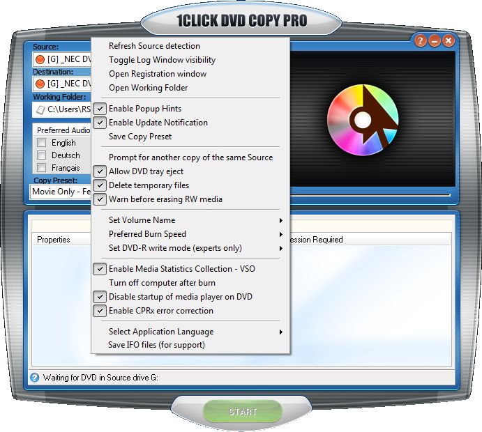 1click dvd copy pro not responding 1click dvd copy pro not responding
