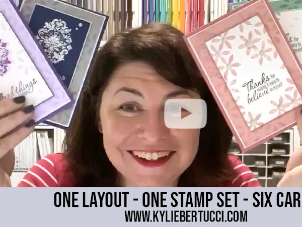 One Layout - One Stamp Set - Six Cards