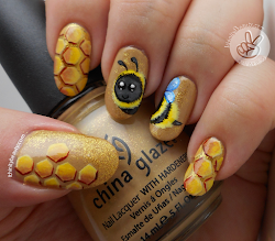 nail bumble freehand bee