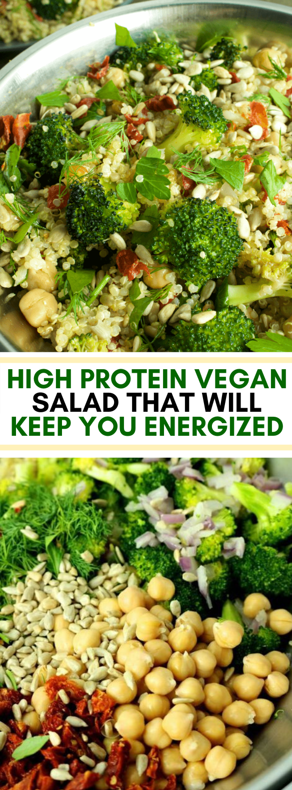 HIGH PROTEIN VEGAN SALAD THAT WILL KEEP YOU ENERGIZED #vegetarian #healthy HIGH PROTEIN VEGAN SALAD THAT WILL KEEP YOU ENERGIZED #vegetarian #healthy