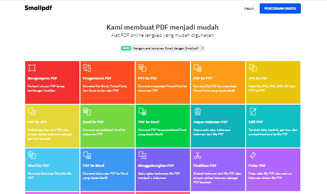Situs Terbaik untuk Mengubah file PDF ke Word secara Online - SmallPDF Situs Terbaik untuk Mengubah file PDF ke Word secara Online - SmallPDF