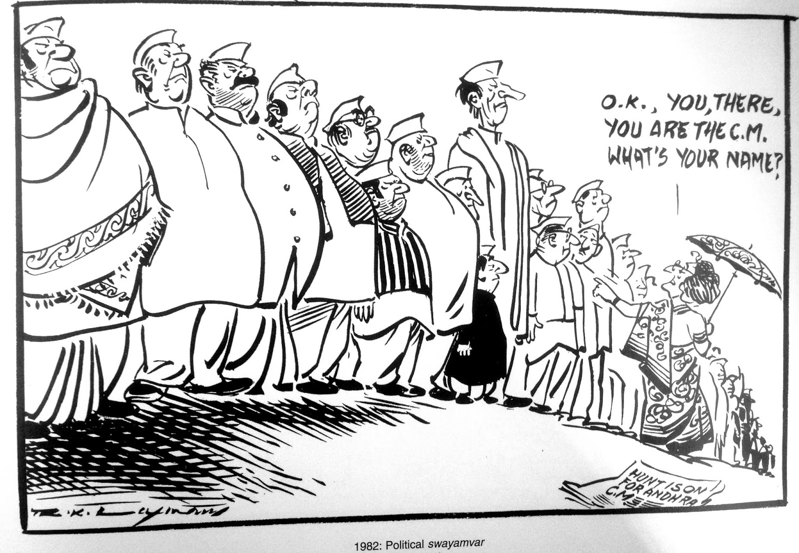 R.K. Laxman's Cartoons: Indira Gandhi - II