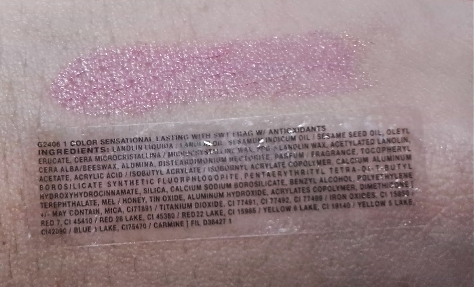 Maybelline Color Sensational Lasting Lipcolor