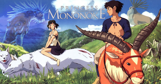 Imagen promocional de la película de animación de Studio Ghibli La Princesa Mononoke