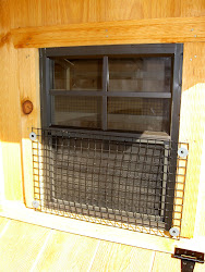 chicken coop safety windows vents wire protection yes care interested sure mesh check any keep