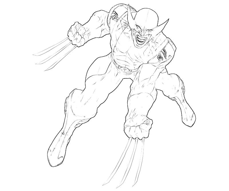 x men origins wolverine coloring pages - photo #45