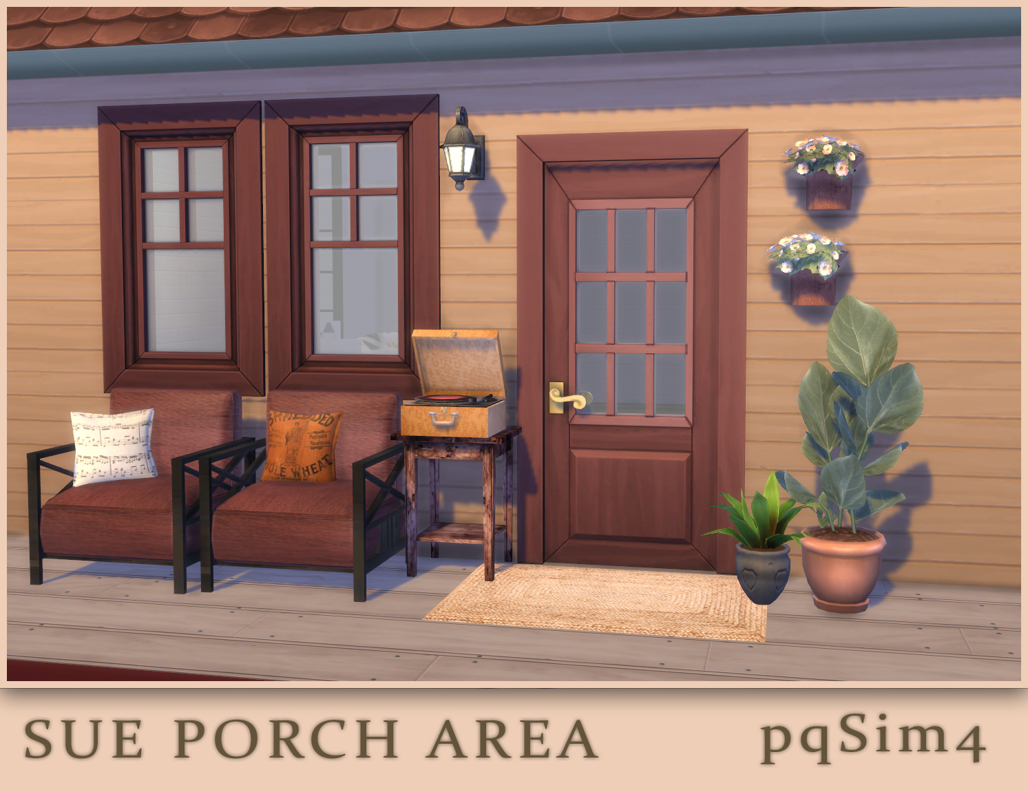 Porch Area. The Sims 4 Custom Content.
