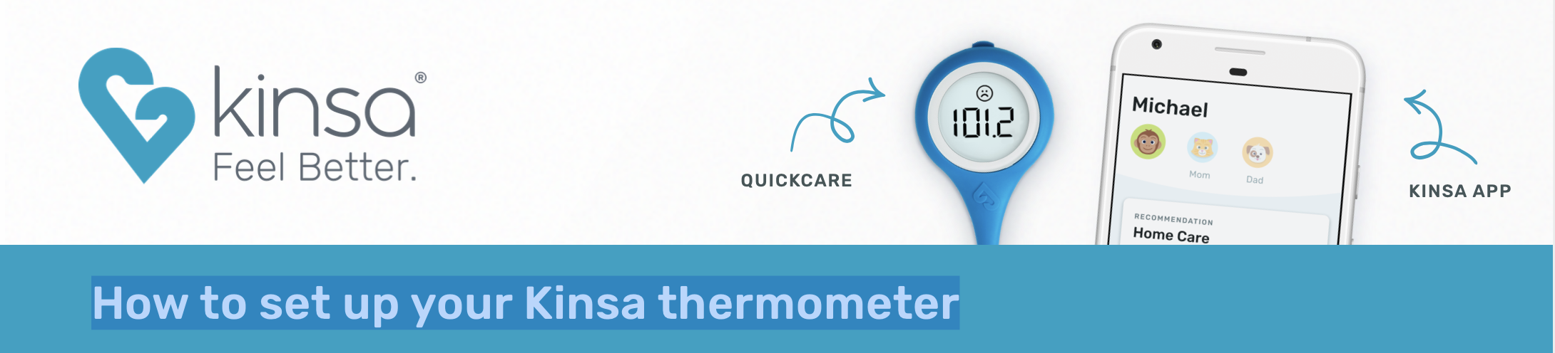 How to set up your Kinsa Thermometer | Chadron Public Schools