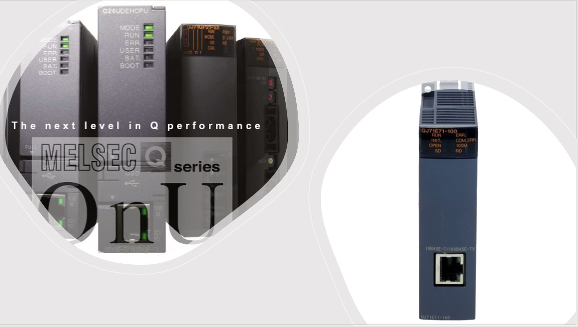 Mitsubishi QPLC QJ71E71100 Communication