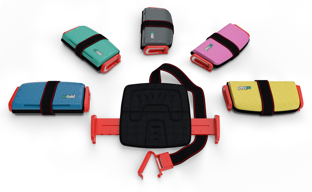 Compact Travels with the mifold Booster Seat Nanny to Mommy