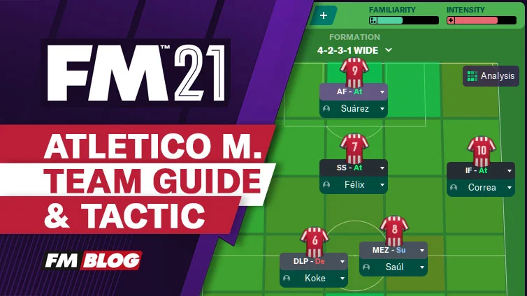 Football Manager 2021 Atletico Team Guide Tactic FM21