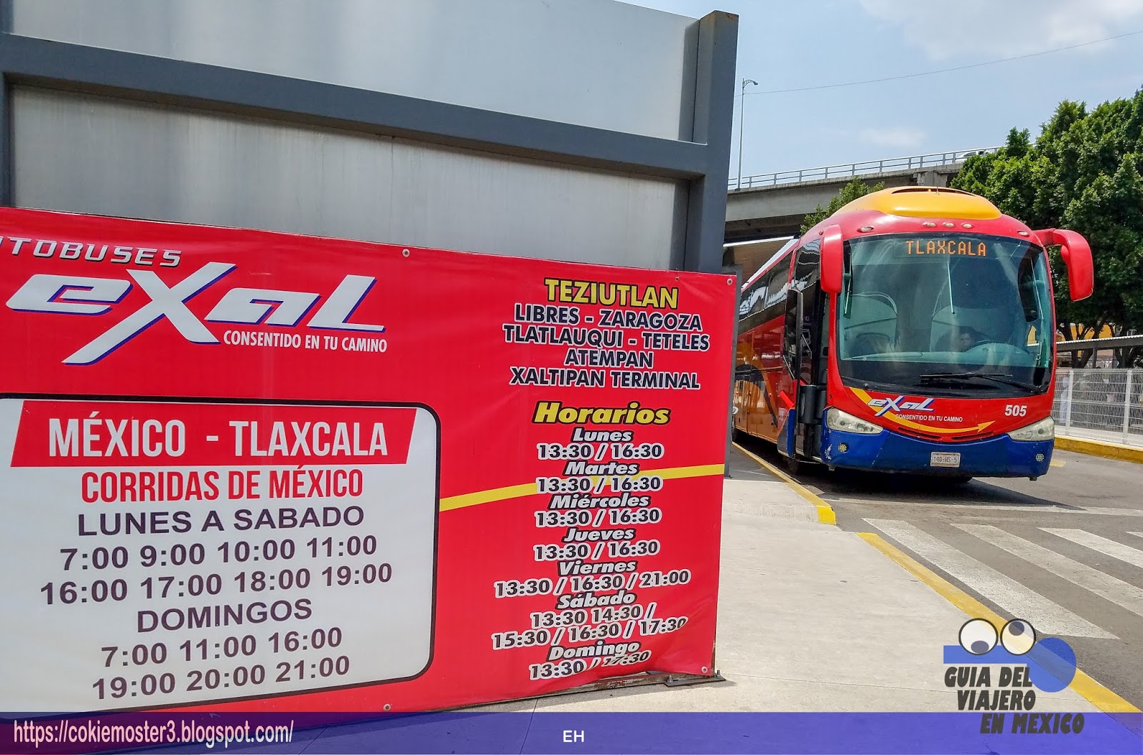 ¿Dónde salen los autobuses que van a Tlaxcala