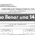 Constancia Trabajo para Seguro Social (14-100)