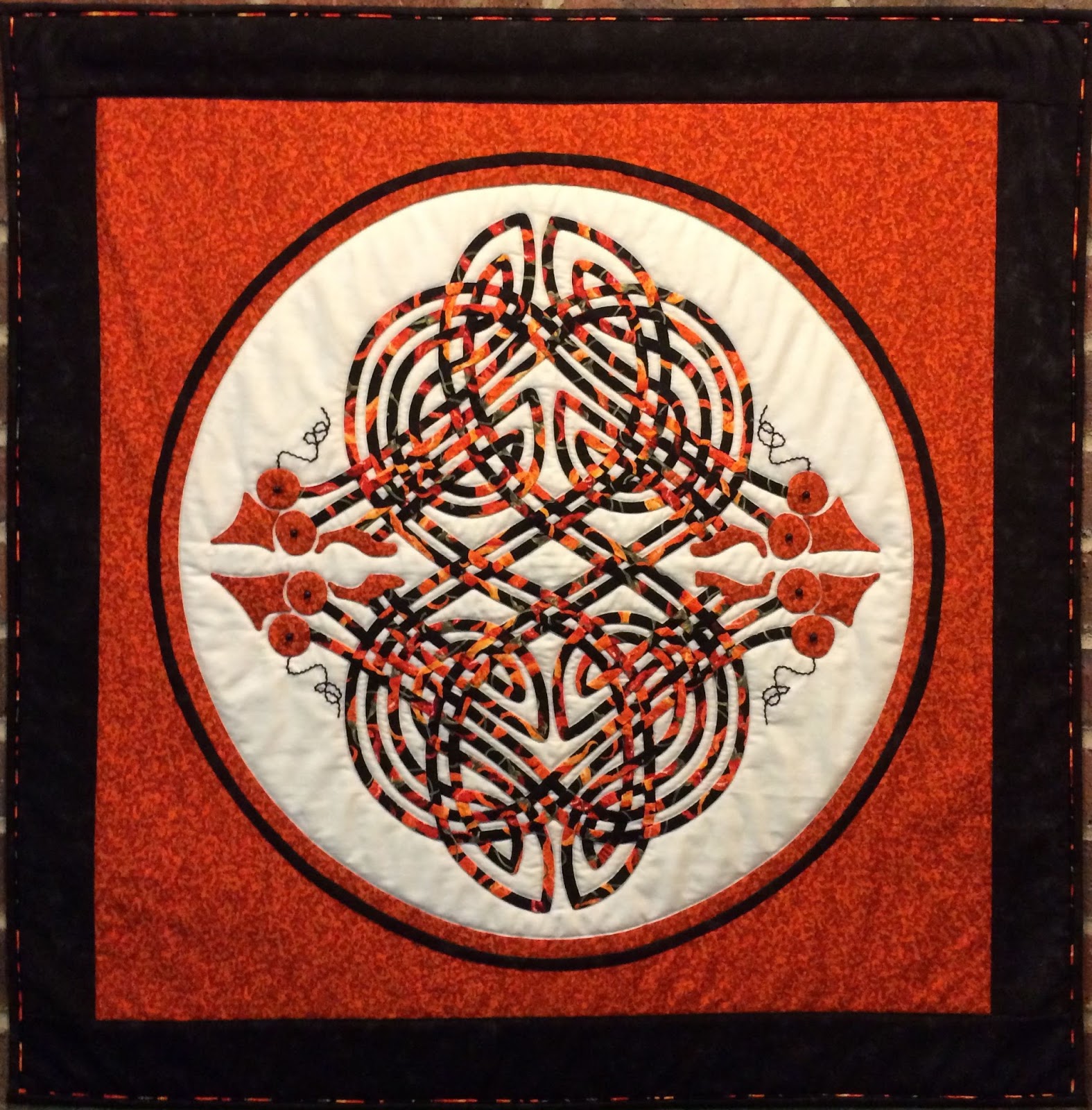 Karen's Quilts Etc. Celtic Reptiles